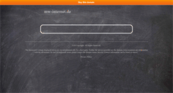 Desktop Screenshot of mw-internet.de